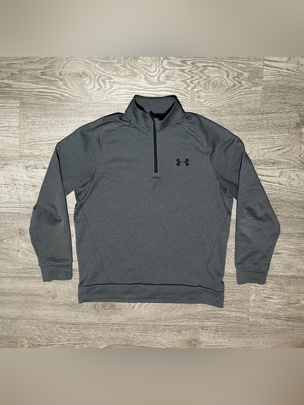 Under Armour Men’s Charcoal Gray Quarter-Zip Performance Pullover